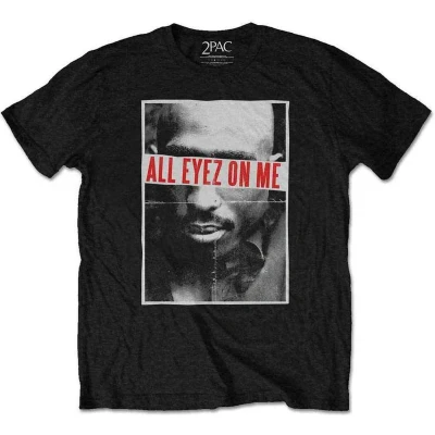 Afbeelding van Tupac All Eyez Heren T shirt 2XL Zwart