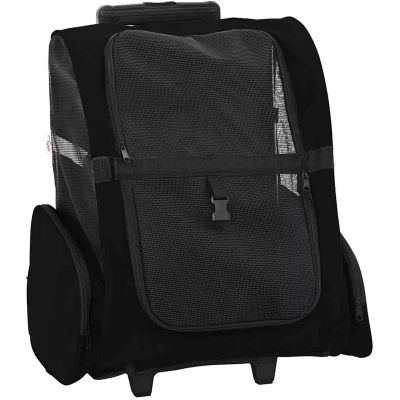 Afbeelding van vidaXL Huisdierentrolley 3 in 1 48x32x57 cm oxford stof zwart