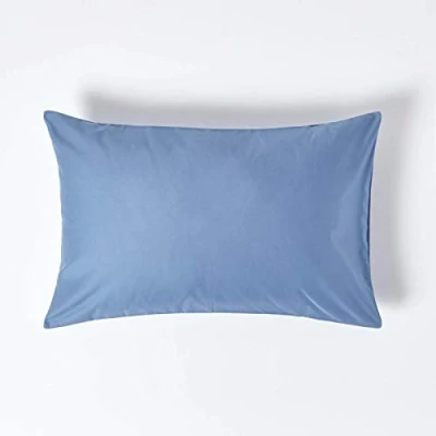 Afbeelding van Homescapes kussensloop 48 x 74 cm Blauw, 100% Egyptisch katoen, draaddichtheid 1000