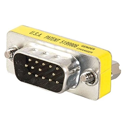 Afbeelding van C2G HD15 VGA manspersoon to Gender Changer/VGA Adapter