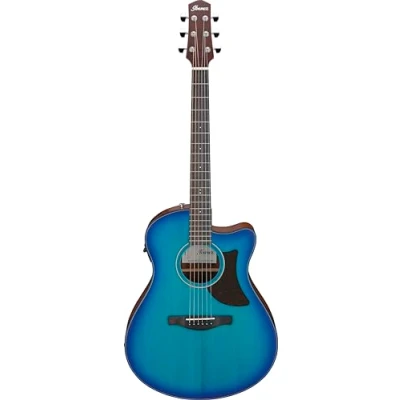 Afbeelding van Ibanez AAM50CE Sapphire Blue Burst Open Pore elektrisch akoestische westerngitaar
