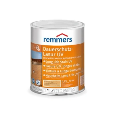 Afbeelding van Remmers Houtbeits UV+ Voor binnen en buiten Oplosmiddelhoudend Kleurloos 750 ML
