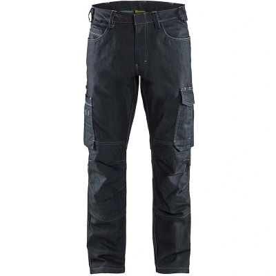 Afbeelding van Blaklader Service werkbroek denim stretch 1439 1141 Marineblauw C50