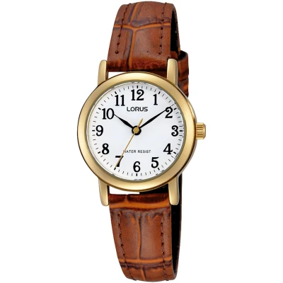 Afbeelding van Lorus RRX98GX9 Horloge staal leder goudkleurig bruin 26 mm