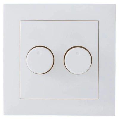 Afbeelding van Afdekplaat duo dimmer passend op de duodimmer Ecodim 05 (Berker)