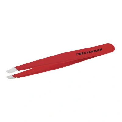 Afbeelding van Tweezerman Slant Tweezer Signature Red