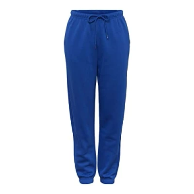 Afbeelding van PIECES high waist regular fit sweatpants PCCHILLI kobaltblauw