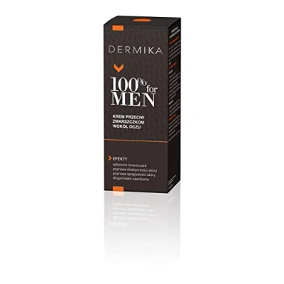 Afbeelding van Dermika 100% For Men Eye Cream Anti Wrinkle Around The Eyes 15Ml