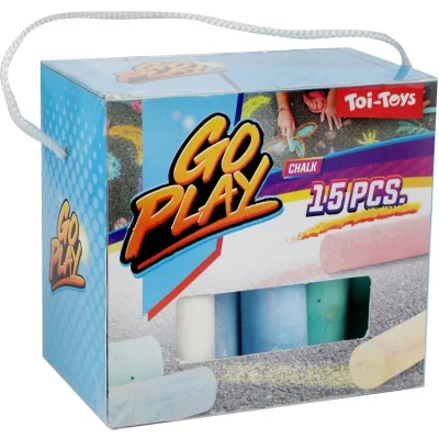 Afbeelding van Stoepkrijt 15 stuks Toi Toys