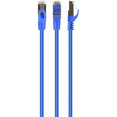 Afbeelding van S/FTP Cat6A patchkabel LSZH, blauw 5 meter