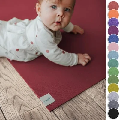 Afbeelding van Sanosoft® Kruipmat, gemaakt in Duitsland, Öko Tex, antislip, 120 x 180 cm, rood