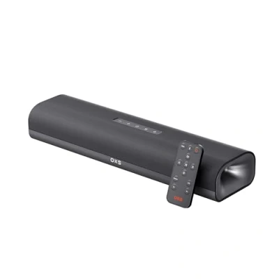 Afbeelding van OXS Thunder Lite PC Gaming Soundbar, soundbar voor tv met virtueel surroundgeluid, 2 full range drivers, basbuis, compact ontwerp, HDMI/AUX/Optisch compatibel, Bluetooth 5.0 draadloze verbinding