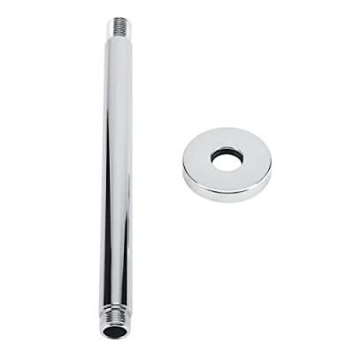 Afbeelding van Douchearm, wandmontage, verlengarmen van roestvrij staal, ronde douchepijp voor badkamer, plafond, douchekop, accessoires (25,5 cm)