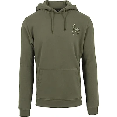 Afbeelding van Mister Tee Easy Sign Hoodie/trui S Olijfgroen