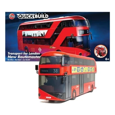 Afbeelding van Airfix J6050 QUICKBUILD Transport for London New Routemaster Plastic Modelbouwpakket