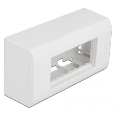 Afbeelding van Delock Aufputzgehäuse für Easy 45 Module 152 x 82 mm, weiß