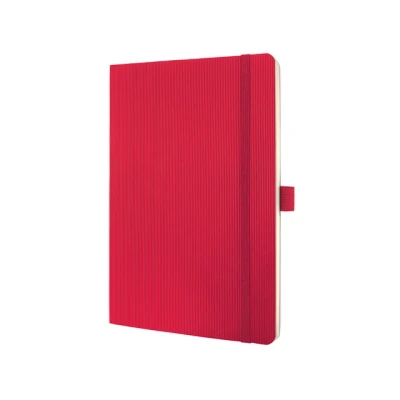 Afbeelding van Notitieboek Sigel Conceptum Pure softcover A5 rood gelinieerd