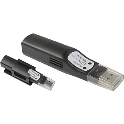 Afbeelding van Tfa Dostmann Log32 Th Datalogger, Voor Temperatuur En Vochtigheid, Geheugen 6000, Zwart