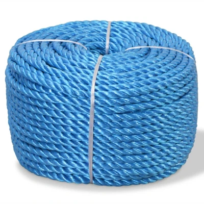 Afbeelding van vidaXL Touw gedraaid 12 mm 100 m polypropyleen blauw