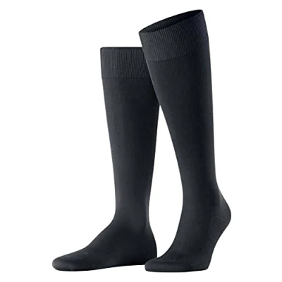 Afbeelding van Falke Energizing Cotton Kneehigh Compression Kniekousen Dark navy, Heren, Maat: 41/42, navy