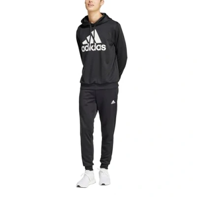 Afbeelding van adidas Sportswear Hooded Tracksuit Trainingspak, Heren, Maat: XS, Black