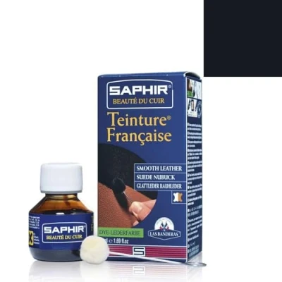 Afbeelding van Saphir Teinture française leerverf 06 Donkerblauw