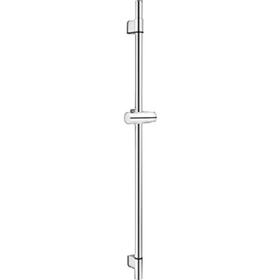 Afbeelding van Cornat Wandstang &quot;Cervia&quot; 90 cm lengte variabele wandbevestigingen met drukknop schuiver verchroomd/douchestang/douchestang/douchehouder / TECB3442