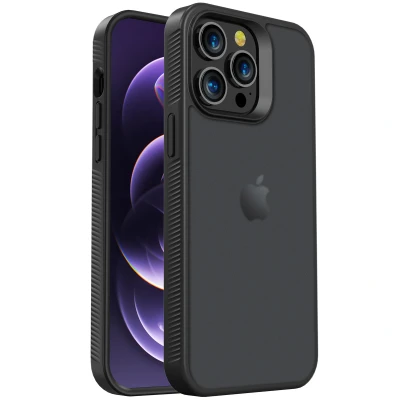 Afbeelding van Apple iPhone 14 Pro Max Hoesje Kunststof Accezz Hardcase/Backcover Zwart Telefoonhoesje Shockproof/Valbescherming