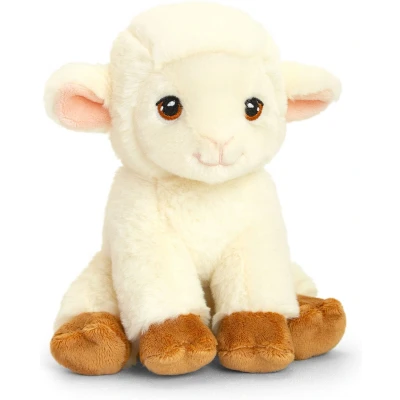 Afbeelding van Pluche Knuffel dier schaap/lammetjes 19 cm boederijdieren