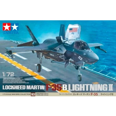 Afbeelding van 1:72 Tamiya 60793 Lockheed Martin F 35B Lightning II Straaljager Plastic Modelbouwpakket
