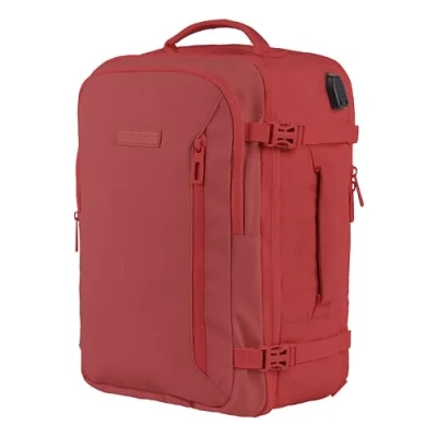 Afbeelding van BidMamba Ryanair Easyjet rugzak, handbagage, 40 x 20 25 cm, Rood, Pro