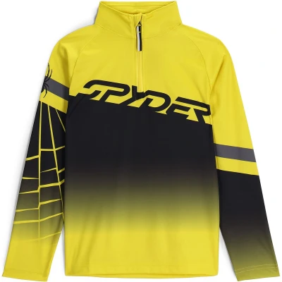 Afbeelding van Spyder Incline 1/2 Zip Kinderen Skipully (maat: 128, Geel)