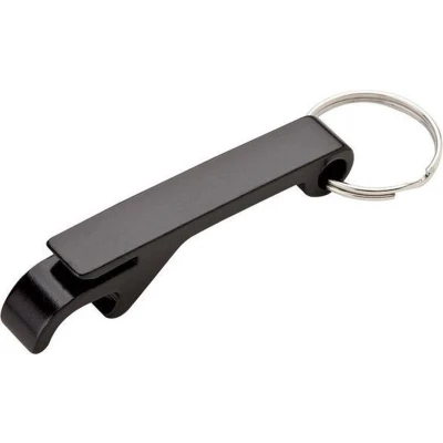 Afbeelding van Ulanax® Bier Sleutelhanger Flesopener Bieropener Zwart