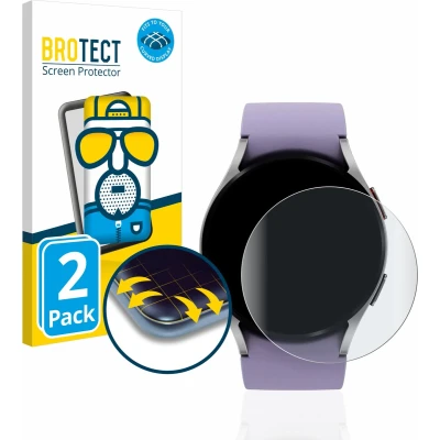 Afbeelding van BROTECT Screenprotector voor Samsung Galaxy Watch 5 (40mm) Folie Beschermfolie matte volledig dekking (2 Stuks)