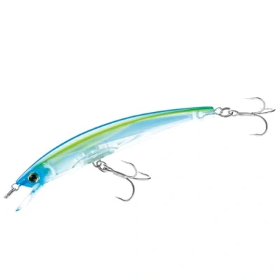 Afbeelding van Yo Zuri Crystal 3D Minnow drijvend kunstaas, blauw geel, 11,1 cm