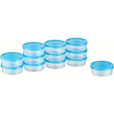 Afbeelding van MiraHome Kigima Mini vriesdozen, 0,2 l, rond, 10 x 3,5 cm, 12 stuks
