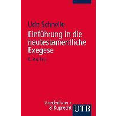 Afbeelding van Einführung in die neutestamentliche Exegese: 1253