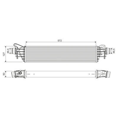 Afbeelding van Valeo Interkoeler 822909