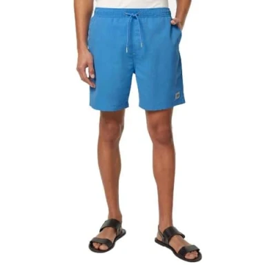 Afbeelding van Scotch &amp; Soda Heren Solid Mid Length zwemshort Board Shorts, aqua, XXL