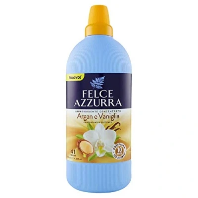 Afbeelding van Felce Azzurra Wasverzachter concentraat argan en vanille, sensuele geur, zachte kleding 41 wasbeurten 1025 ml