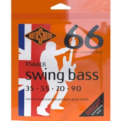 Afbeelding van Rotosound 66LB Swing Bass 66 set basgitaarsnaren 35 90