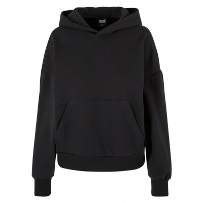 Afbeelding van Urban Classics Cozy oversized hoodie voor dames met capuchon, zwart, XXL