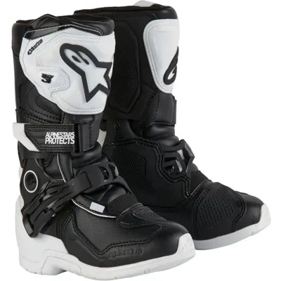 Afbeelding van Alpinestars 2024 Tech 3S Jeugd Crosslaarzen Wit / Zwart maat 38