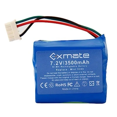 Afbeelding van Exmate 7,2 V 3500 mAh Ni MH reserveaccu voor Braava 380 380T Mint 5200 5200B 5200C