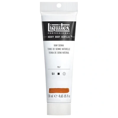 Afbeelding van Liquitex 1047330 Professional Heavy Body acrylverf in kunstenaarskwaliteit met uitstekende lichtechtheid en boterachtige consistentie, 138ml Tube, Raw Sienna