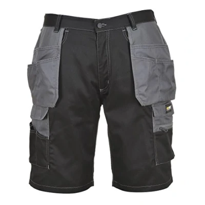 Afbeelding van Portwest korte broek KS18 Zwart/Grijs Maat L