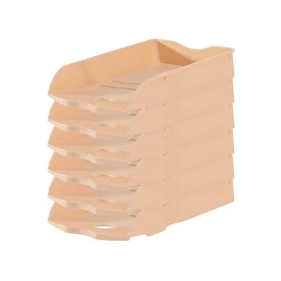 Afbeelding van HAN brievenbak Re LOOP A4/C4 stapel en nestbaar pasteloranje 100% gerecycled HA 10298 881