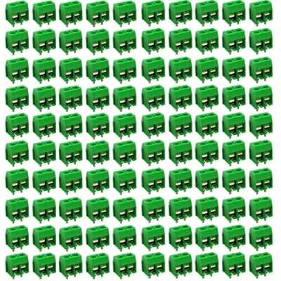 Afbeelding van RUNCCI YUN 100PCS300V10A 5mm Pitch PCB Mount Schroef Terminal Block
