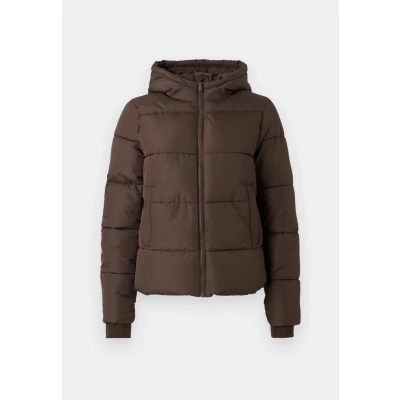 Afbeelding van PIECES Winterjas &#039;PCBee&#039; donkerbruin