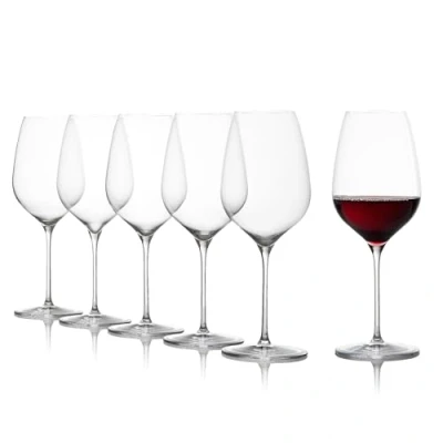 Afbeelding van Stölzle Lausitz rode wijnkelk Fino/rode wijnglas set van 6/hoogwaardige moderne wijnglazen/elegante lichte wijnglazen wijnglazen/wijnkelk glas